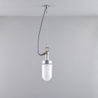 Original BTC Well Glass Pendant Frosted Off