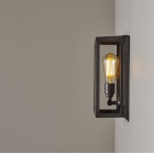 Original BTC Box Wall Light Medium Clear glass