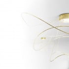 Axolight Hoops LED Ceiling Light Gold