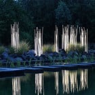 Artemide Architectural Reeds LED Outdoor Floor Lamp Lifestyle Garden 4
