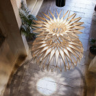 Bover Dome 90 Pendant in Courtyard Walkway