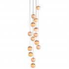 Bocci 84 Series Chandelier Light 14 Light Round Ceiling Canopy