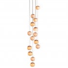 Bocci 84 Series Chandelier Light 14 Light Round Ceiling Canopy