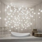 Brokis Ivy Suspension Lights in Bathroom