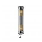 DCW éditions In The Tube 100-500 Wall Light Gold Diffusers / Silver Reflector / Transparent Stoppers