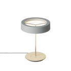 Santa & Cole Sin S Table Lamp White with White Aluminium Shade