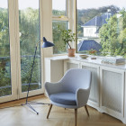 Warm Nordic Lightsome Floor Lamp Azure Blue