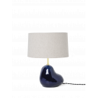 ferm LIVING Hebe Small - Small deep blue with natural short shade