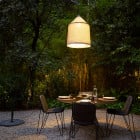 Marset Jaima LED Outdoor Floor Lamp Lifestyle Outdoor Dining