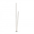 Vibia Bamboo Double LED Outdoor Floor Lamp 4811 Off White