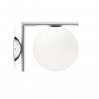 Flos IC Outdoor Wall/Ceiling Light C/W1 Brushed Stainless Steel