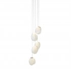 Bocci 73V Series Multi 5 Pendants Opaque Blue 1