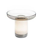 Artemide Bontà Portable LED Table Lamp - Grey Plate