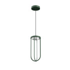 Flos In Vitro LED Outdoor Pendant Forest Green