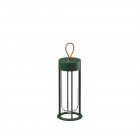 Flos In Vitro LED Outdoor Unplugged Light Forest Green