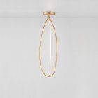 Artemide Arrival LED Ceiling Light App Compatible 130 Gold