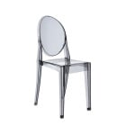 Kartell Victoria Ghost Chair Smoke Grey