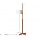 Santa & Cole TMM Floor Lamp White Shade with Cherry Structure