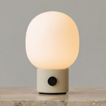 Audo Copenhagen JWDA Table Lamp Portable - White (turned on)