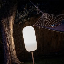 Artemide Gople Outdoor Lamp Lifestyle Hammock