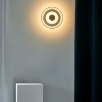 Nuura Blossi LED Wall/Ceiling Light Nordic Gold/Clear