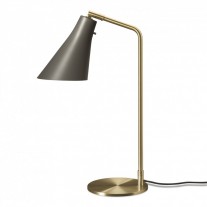 Rubn Miller Table Lamp Umbra Grey Brass Base 