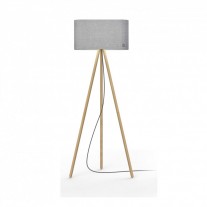 Pablo Belmont Floor Lamp Silverdale Oak