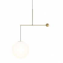 Luceplan Malamata Pendant Large Brushed Brass