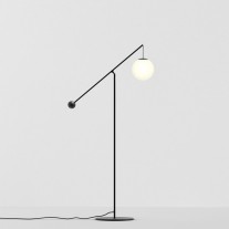 Luceplan Malamata Floor Lamp Matt Black