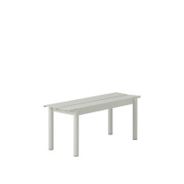 Muuto Linear Steel Bench Small Grey 