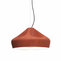 Marset Pleat Box 47 Pendant - Terracotta White