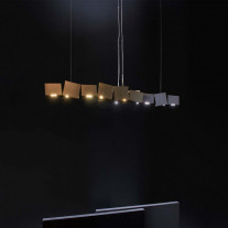 Terzani Gaia Linear LED Pendant - Raw Metal