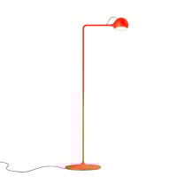 Artemide Ixa LED Reading Floor Lamp Red