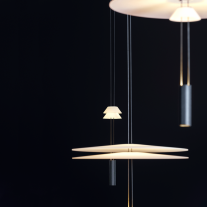 Vibia Flamingo Mini LED Pendant Cut Out Situ 