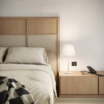 Lodes Hover LED Table Lamp on Bedside Table