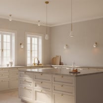 Nuura Anoli Spot Pendant White Lifestyle Kitchen