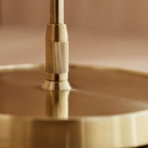 Close Up of Fritz Hansen Clam Table Lamp Base