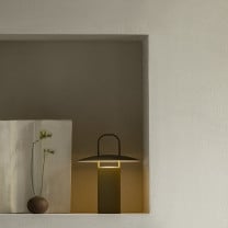 Audo Copenhagen Ray LED Portable Table Lamp - Dusty Green