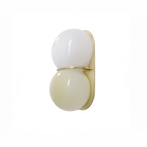 SkLO Twin 1.0 Wall Light White/ Light Beige