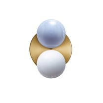 SkLO Dot 2x Wall/ Ceiling Light - Oyster/ White