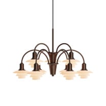Louis Poulsen PH 1/1 Chandelier Centenary Edition 9 Arm - On