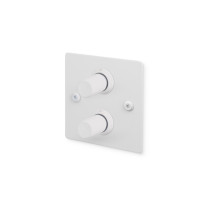 Buster and Punch 2G Modular Dimmer Switch White Linear