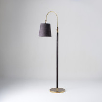 Porta Romana Hugo Floor Lamp with Leather