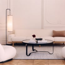 Gubi Silk Lantern Floor Lamp Lifestyle Lounge