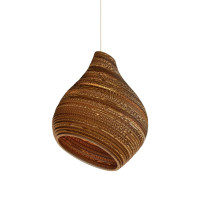 Graypants Scraplights Hive Pendant - Medium, Natural