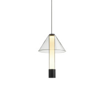 Marset Fragile 16 LED Pendant Black - Cone