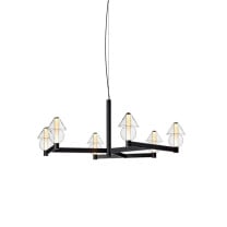 Marset Fragile LED Chandelier CH6 Black