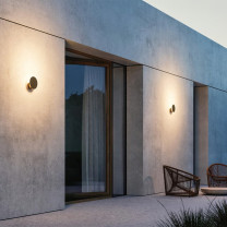 Lodes Puzzle Outdoor Single LED Wall Light Lifestyle Outdoors