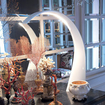 White Kartell Taj LED Table Lamp