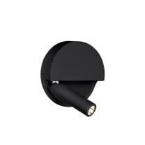 Marset Ledtube R LED Wall Light L Matt Black